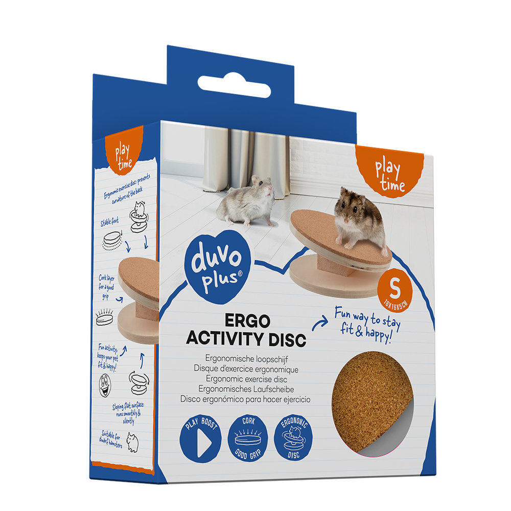 Duvo+ Duvo Plus Ergo loopschijf met kurk bovenlaag Duvo+ Duvo Plus Ergo loopschijf met kurk bovenlaag