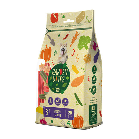 Duvo+ Garden Bites Dental Sticks ideaal voor honden met een dierlijk eiwit allergie of gluten-intolerantie