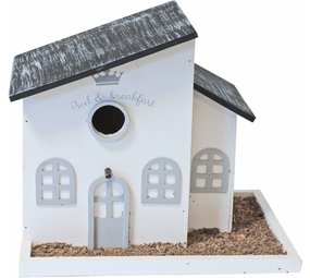 Broedhuisje met voederstation