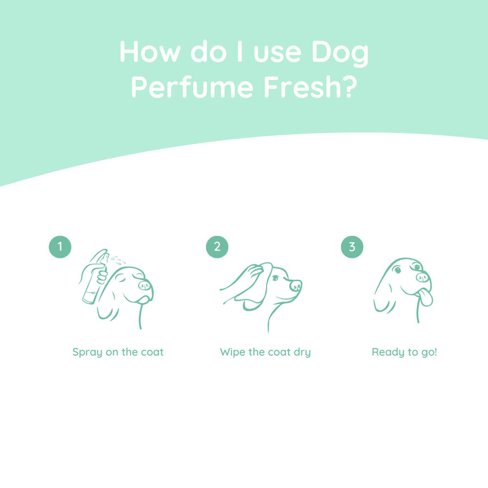 Greenfields Hondenparfum Fresh, verfrissende parfum voor honden Greenfields Hondenparfum Fresh, verfrissende parfum voor honden