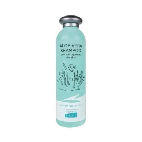 Greenfields Hondenshampoo Aloe Vera Speciaal voor honden met een geïrriteerde of gevoelige huid Greenfields Hondenshampoo Aloe Vera Speciaal voor honden met een geïrriteerde of gevoelige huid