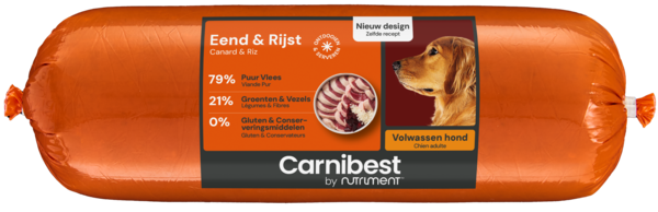 Carnibest Eend / Rijst 500 gr. Carnibest Eend / Rijst 500 gr.
