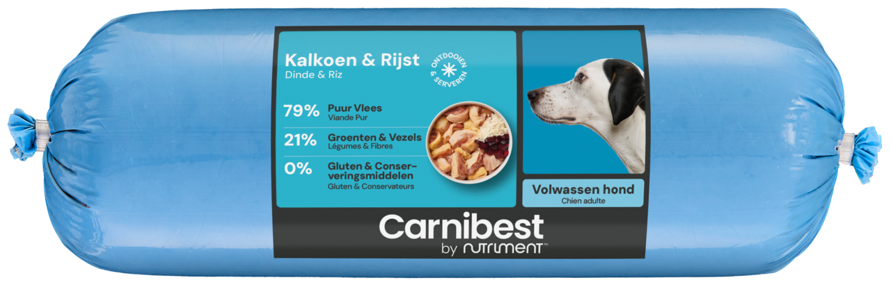 Carnibest Kalkoen /Rijst 1 kg.