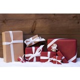 Product inpakken in cadeauverpakking