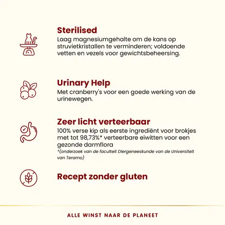 Almo Nature Almo Sterilised Cat HFC met kip 1,2kg Almo Nature Almo Sterilised Cat HFC met kip 1,2kg