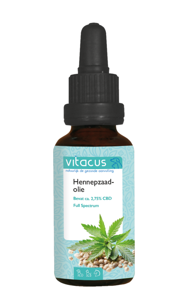 vitacus Hennepzaad Olie bevat 2,75% CBD 30ml vitacus Hennepzaad Olie bevat 2,75% CBD 30ml