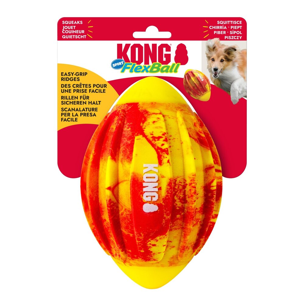 KONG Flexball Sport Football Medium KONG Flexball Sport Football Medium