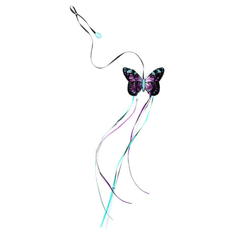 KONG Kattenspeeltje Teaser Butterfly assorti