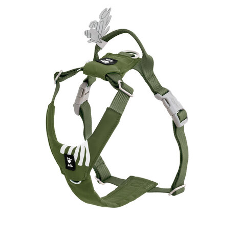 Hurtta Seeker Forest Harness , een comfortabel lichtgewicht harnas voor kleine tot middelgrote honden