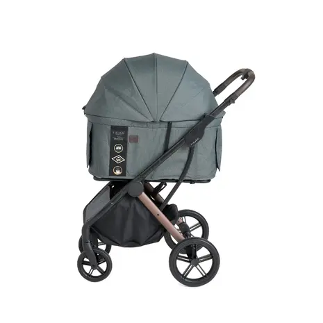 FikaGo Agile 2 vintage green, een hoogwaardige hondenbuggy voor honden tot 30kg.