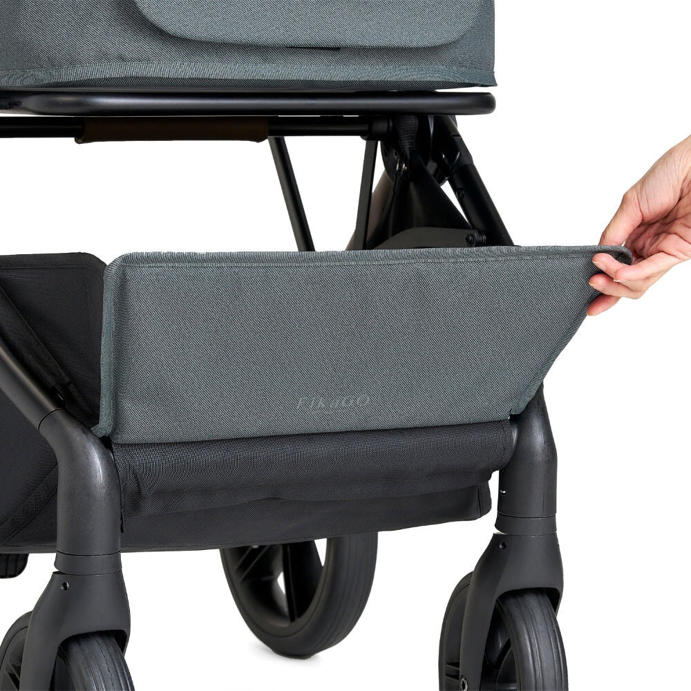 FikaGo Agile 2 vintage green, een hoogwaardige hondenbuggy voor honden tot 30kg.