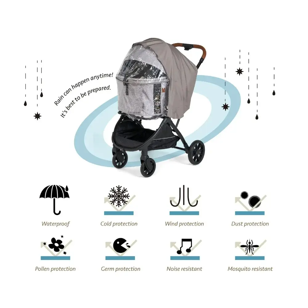 FikaGo Regenhoes speciaal voor de FikaGo hondenbuggy's.