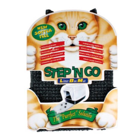 Voorkom verspreiding van kattenbakkorrels. Voorkom verspreiding van kattenbakkorrels.