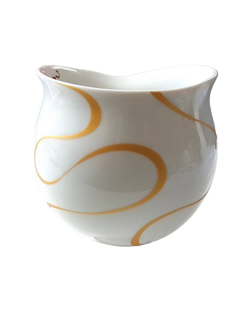 Colani Porzellan online kaufen Colani Kaffeebecher, Loop gold | Colani Design Tasse aus Porzellan