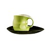 Colani Kaffee-/Cappuccinotasse inkl. Unterteller | grün