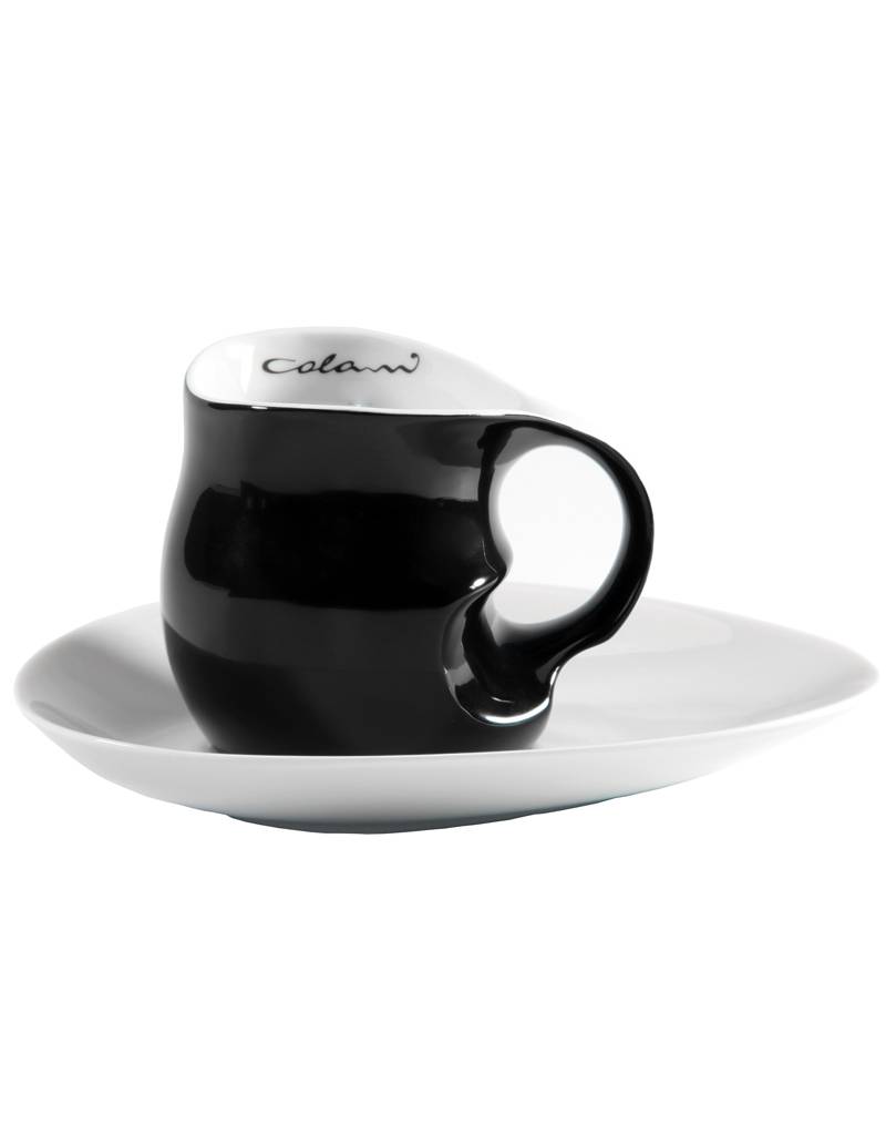 Colani Porzellan online kaufen  Colani Kaffee-/Cappuccinotasse  inkl. Unterteller schwarz