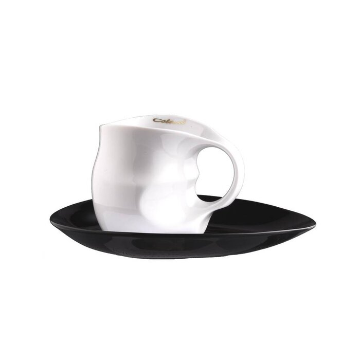 Colani Porzellan online kaufen Colani Kaffee-/Cappuccinotasse inkl. Unterteller | weiß