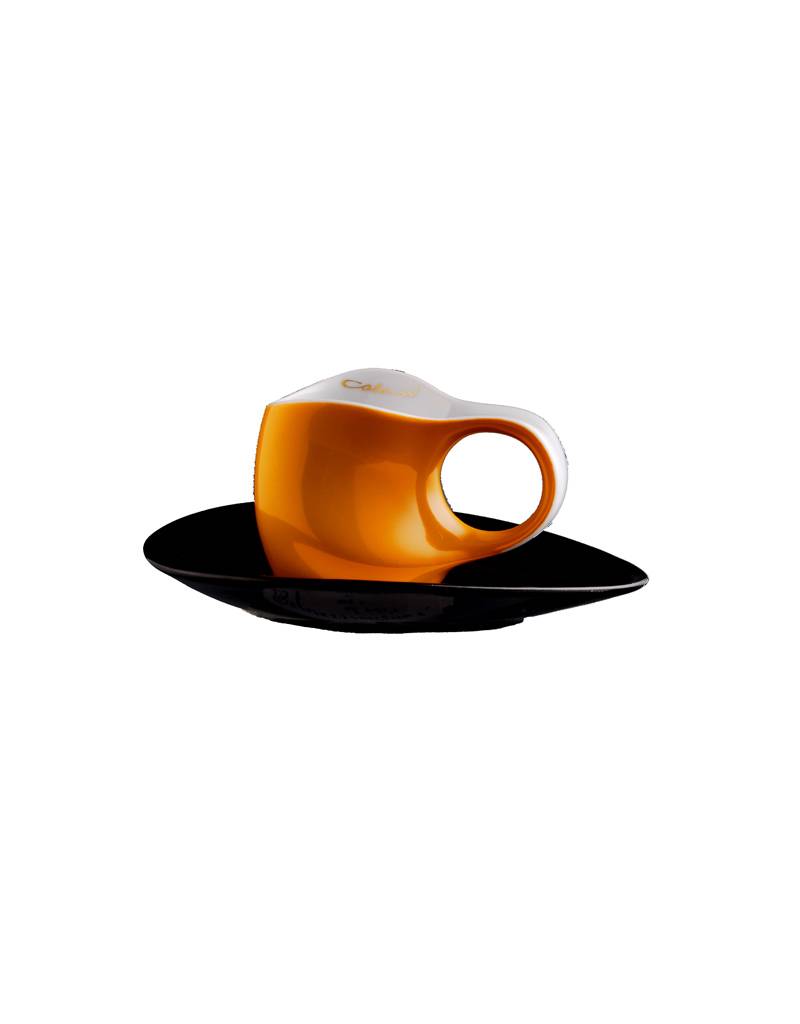 Colani Porzellanserie Colani Espressotasse inkl. Unterteller | orange