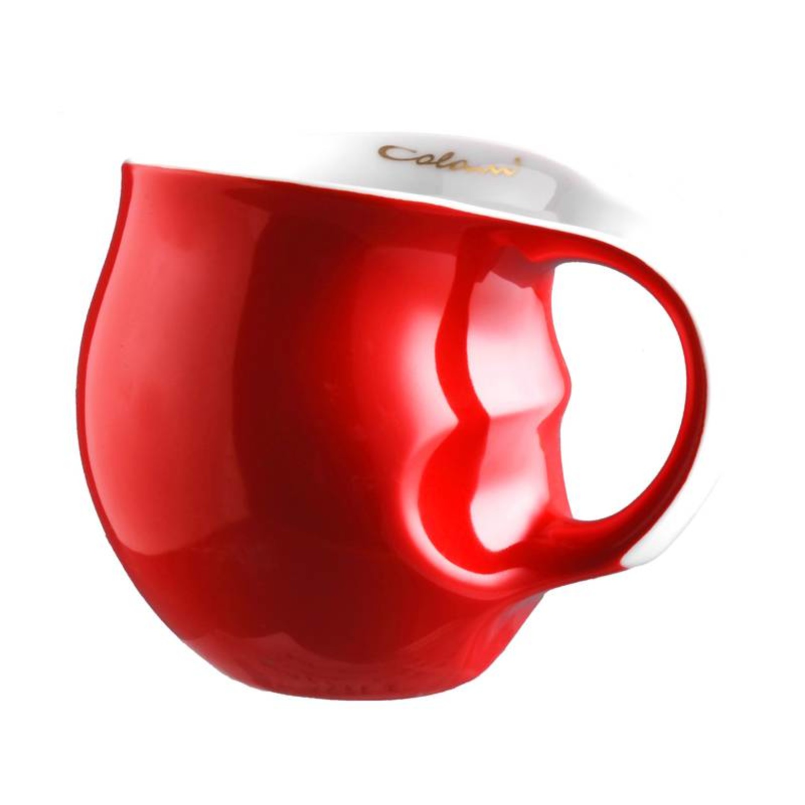 Colani Porzellanserie Luigi Colani Kaffeebecher aus Porzellan in Rot