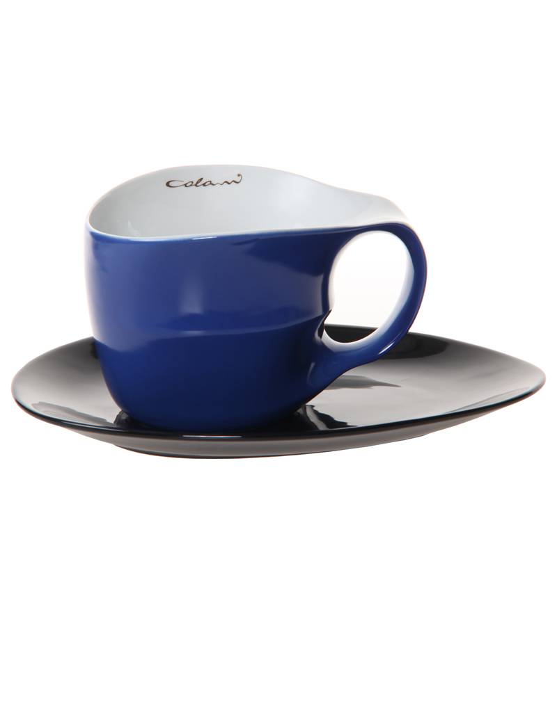 Colani Porzellan online kaufen  Colani Jumbotasse | Tasse inkl. Unterteller | blau