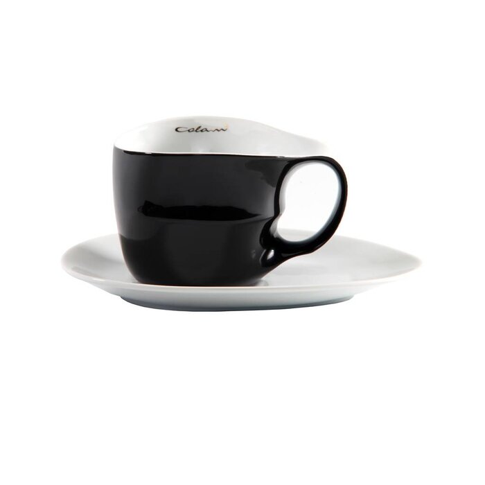 Colani Porzellan online kaufen  Colani Jumbotasse | Tasse inkl. Unterteller | schwarz