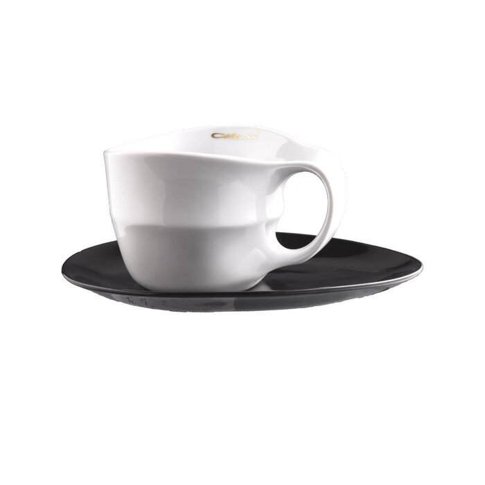 Colani Porzellan online kaufen  Colani Jumbotasse | Tasse inkl. Unterteller | weiß