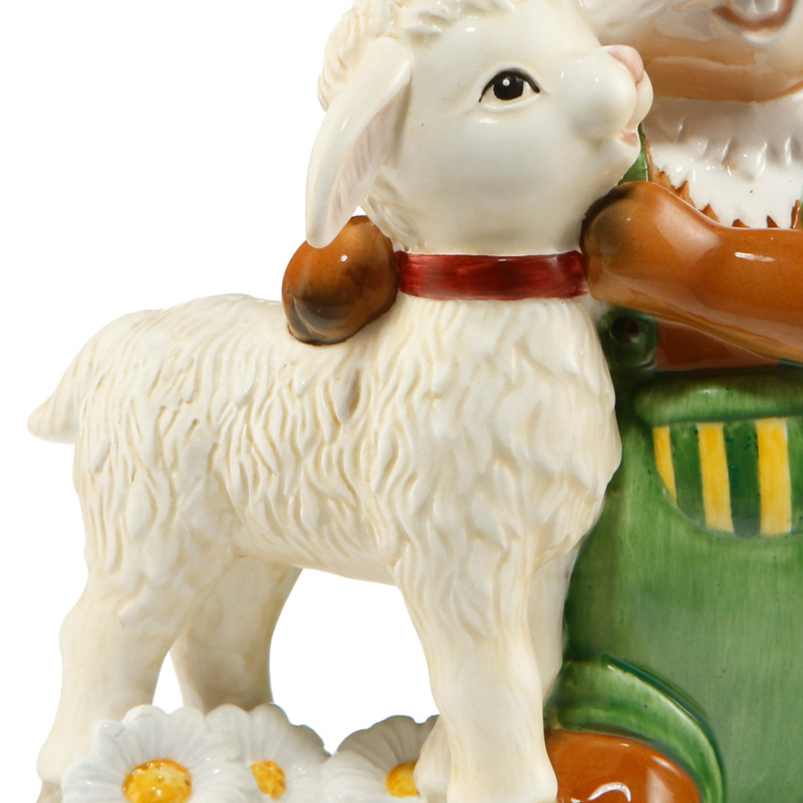 Goebel Porzellanmanufaktur Osterhase mit Schaf | "Du bist aber kuschelig" | Goebel Porzellan