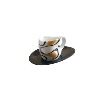 Colani Porzellanserie Colani Espressotasse inkl. UT - gold-schwarz