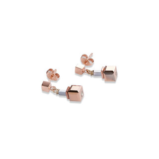 COEUR DE LION Ohrstecker 4947/21-1019, beige-rosa-roségold