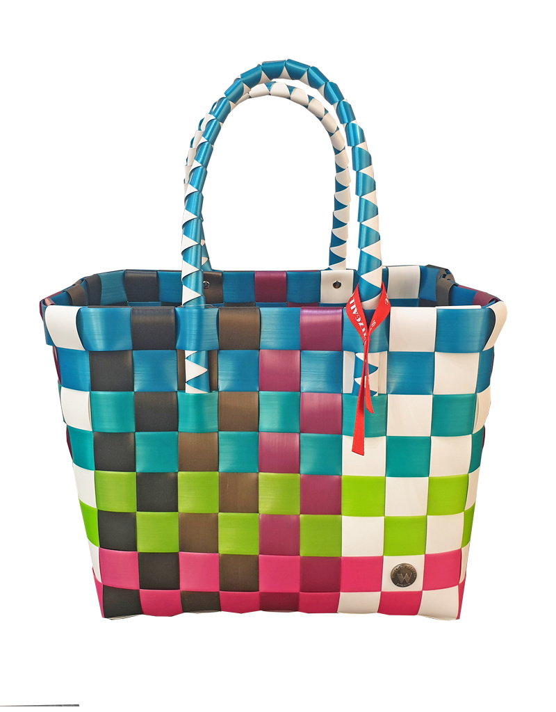ICE BAG Taschen ICE BAG Shopper 5010-88 | Witzgall Einkaufstasche Klassik | bunt kariert