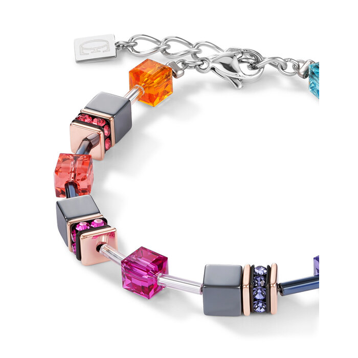 COEUR DE LION COEUR DE LION GeoCUBE® Armband 4015/30-1500 Multicolor