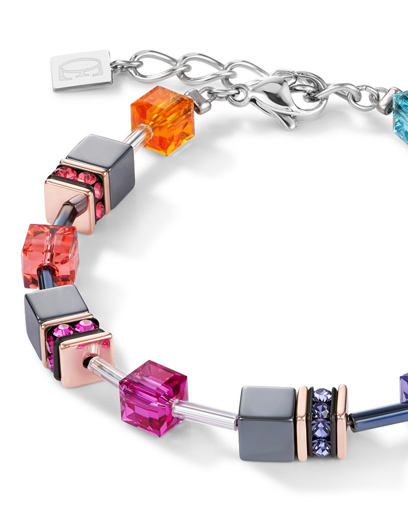 COEUR DE LION COEUR DE LION GeoCUBE® Armband 4015/30-1500 Multicolor