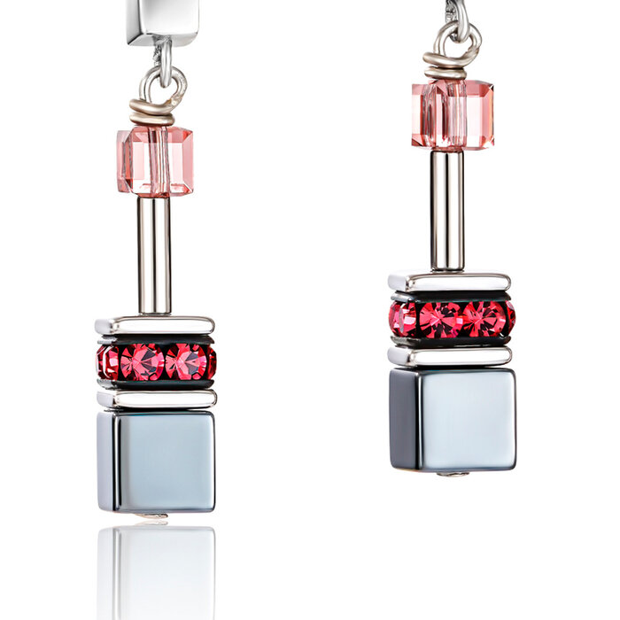 COEUR DE LION COEUR DE LION Ohrstecker 2840/21-1578 – GeoCUBE® Multicolor