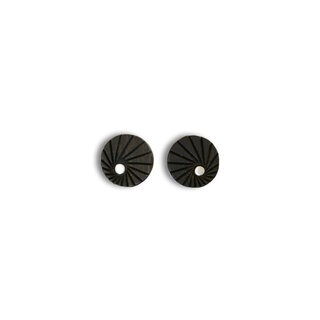 Ohrstecker, Ebenholz