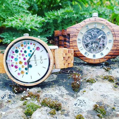 Woodwatch LAURENZ ▷ type of wood: nutwood – www.laimer.bz