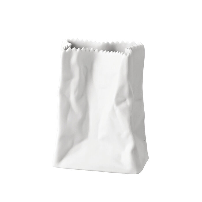 Rosenthal Porzellan Rosenthal Tütenvase Mini – 9 cm | Weiß glasiert