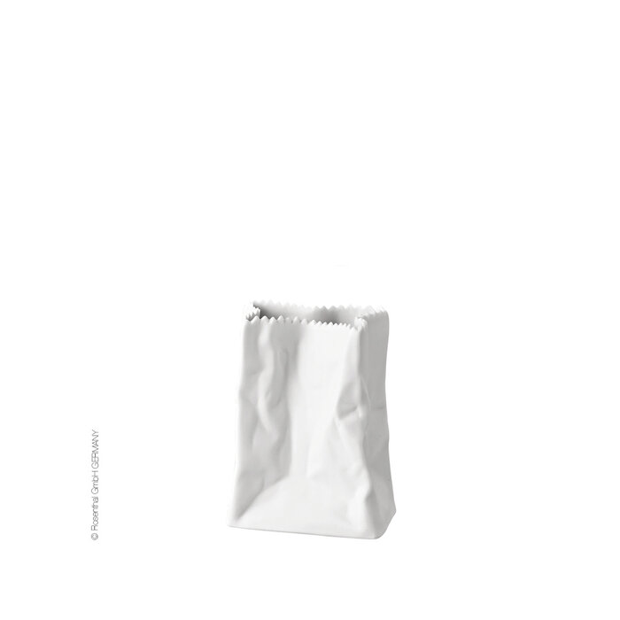 Rosenthal Porzellan Rosenthal Tütenvase Mini – 9 cm | Weiß glasiert