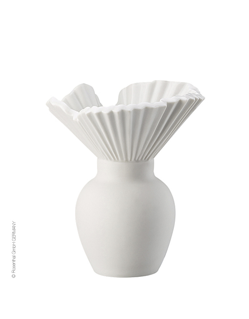 Rosenthal Porzellan Rosenthal Vase Falda, 10 cm | Miniaturvase | Porzellan