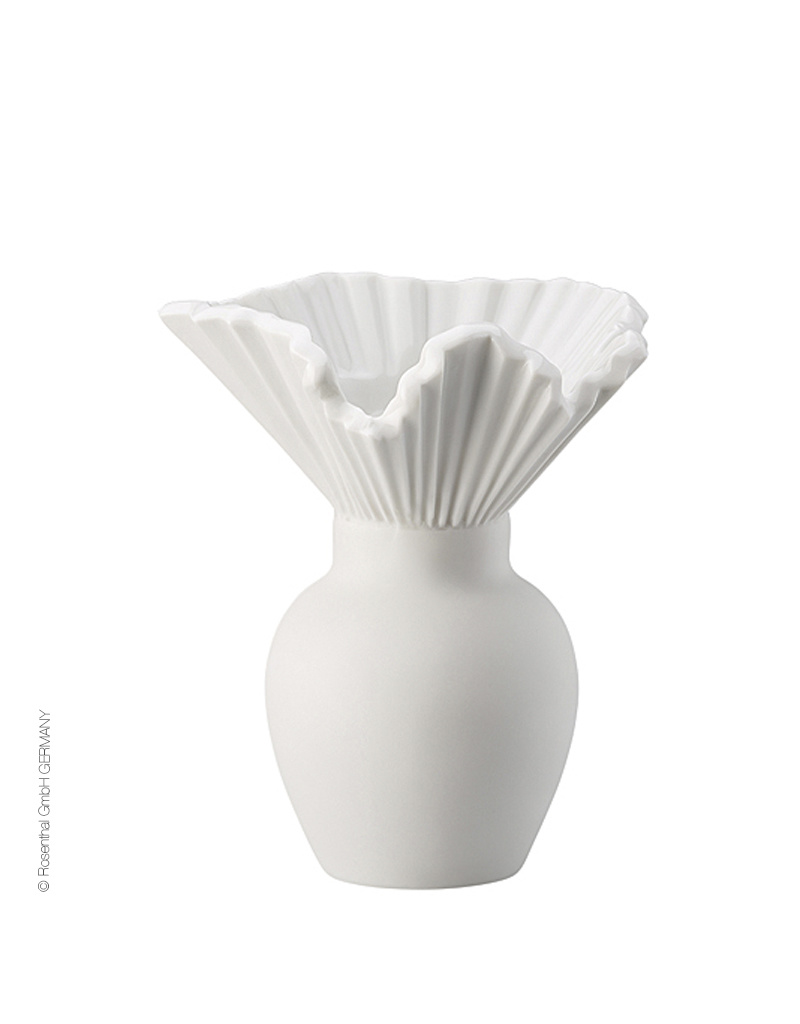Rosenthal Porzellan Rosenthal Vase Falda, 10 cm | Miniaturvase | Porzellan