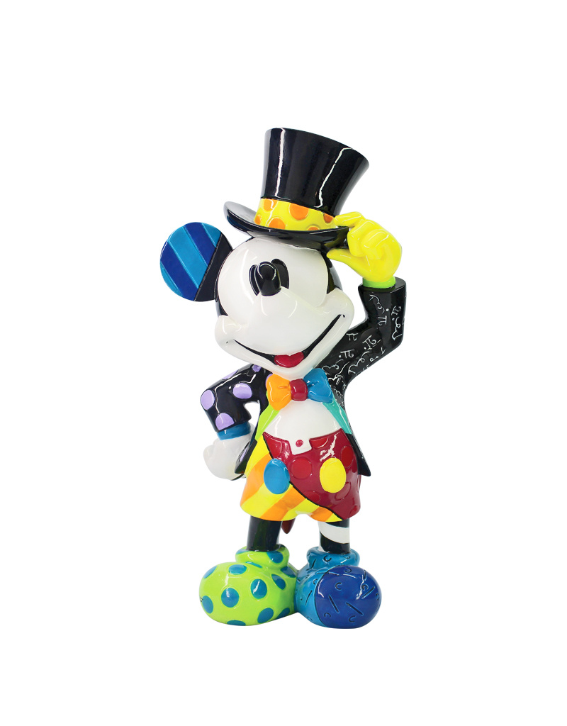 Disney by Britto Disney Britto Mickey Mouse Figur mit Zylinder 6006083 – 23 cm