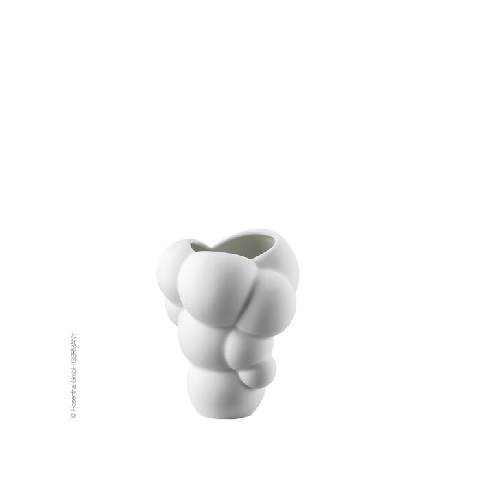 Rosenthal Porzellan Rosenthal Vase Skum, 10 cm | Miniaturvase | Porzellan weiß matt