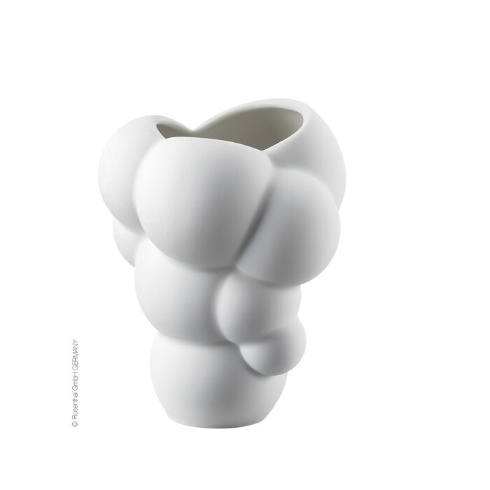 Rosenthal Porzellan Rosenthal Vase Skum, 10 cm | Miniaturvase | Porzellan weiß matt