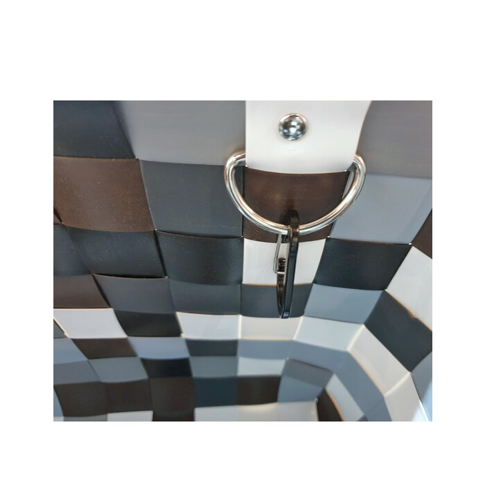 ICE BAG Taschen  Witzgall Shopper grau-braun-schwarz-weiß