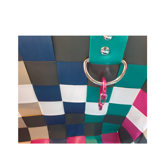 ICE BAG Taschen ICE BAG Mini Shopper pink-blau-grün