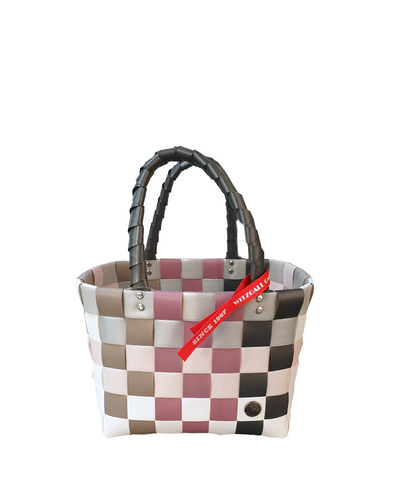ICE BAG Taschen ICE BAG Mini Shopper 5008-32 | Original Witzgall Einkaufstasche | rosa-grau-pastell