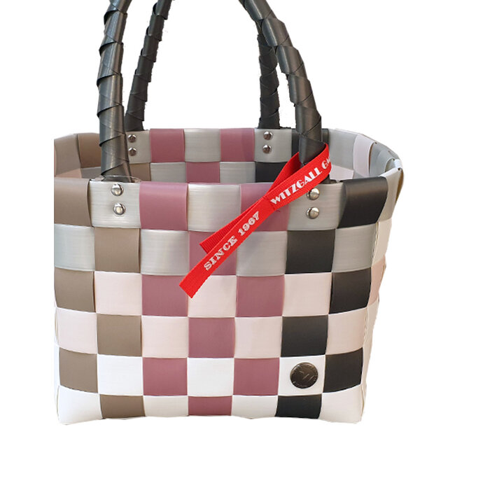 ICE BAG Taschen Mini Shopper 5008-32 | Witzgall Einkaufstasche | rosa-grau-pastell