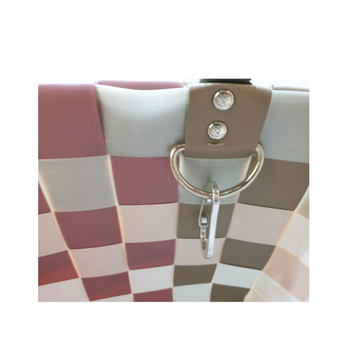 ICE BAG Taschen Mini Shopper 5008-32 | Witzgall Einkaufstasche | rosa-grau-pastell