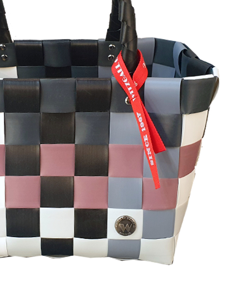 ICE BAG Taschen ICE BAG Mini Shopper grau-rosa