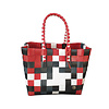 ICE BAG Shopper 5010-59 | Witzgall Einkaufstasche Klassik | rot-schwarz-weiß