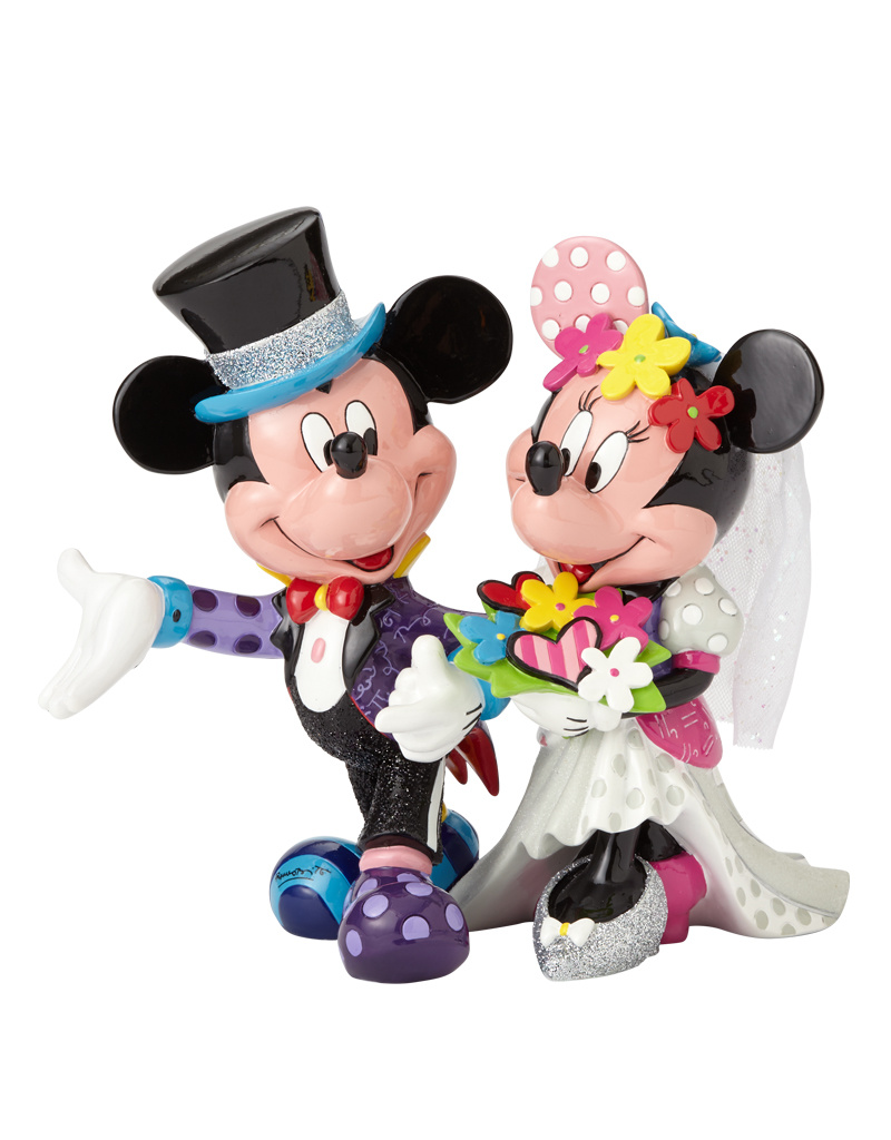 Disney by Britto Disney BRITTO Hochzeitspaar Mickey & Minnie